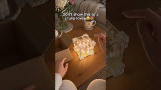 Comment “GLOW” to get yours 🥺🌷 #gifts #tulips #flowers
