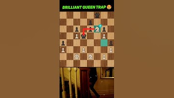 Brilliant Queen Trap #chess #brilliant