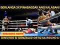 GRABE! EDGAR BERLANGA DINUROG ANG UNDEFEATED NA SI JONATHAN GONZALEZ ORTIZ! 3X BESES PINABAGSAK!