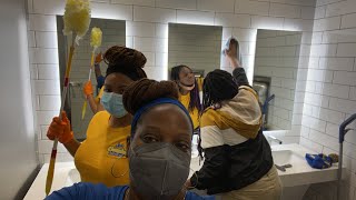 Construction cleanup part 2 Walmart restrooms