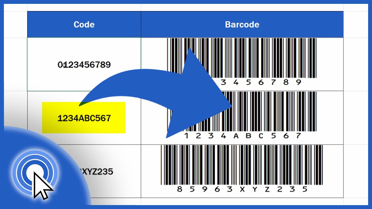 How to Create Barcodes in Excel (The Simple Way) - YouTube