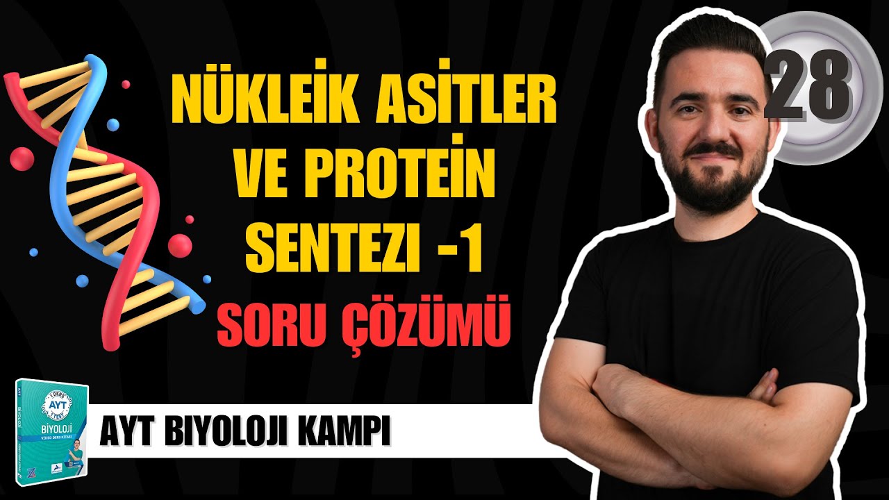 AYT Biyoloji Kampı | 28. GÜN | Protein Sentezi Soru Çözümü-1 | yks2025