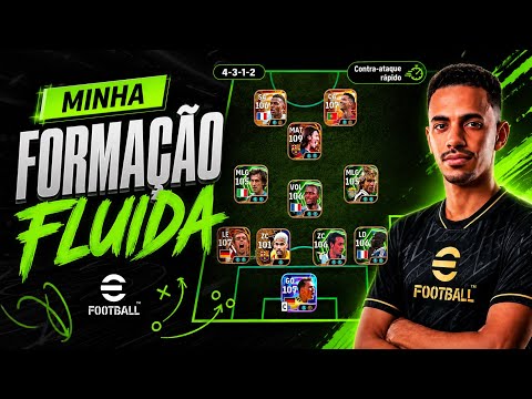 MY FLUID FORMATION IN EFOOTBALL 27 MOBILE