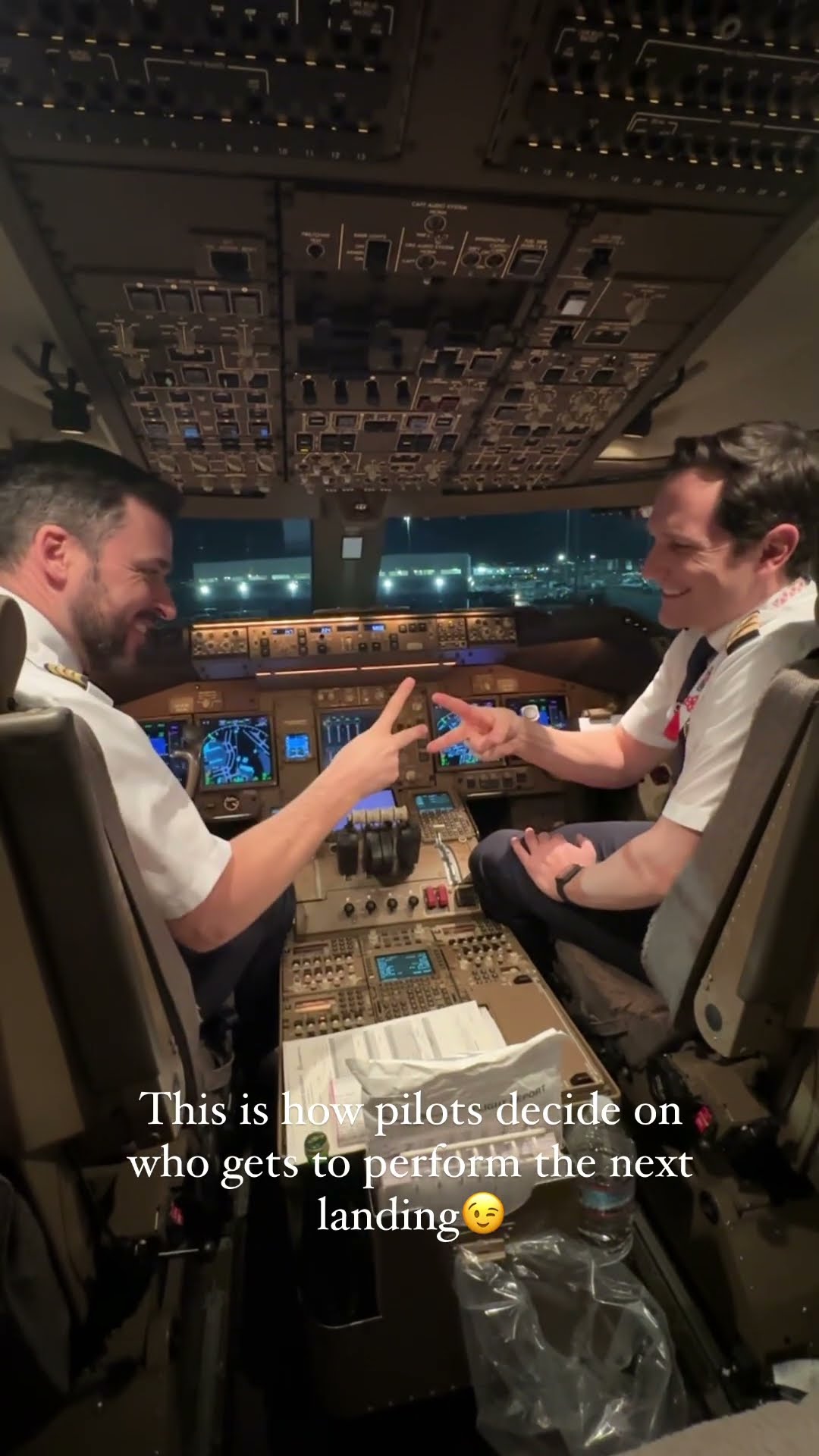 Pilot Aborts Landing Too Late