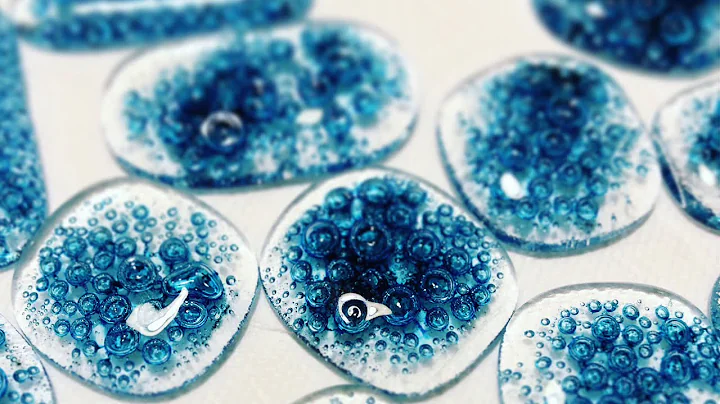 Fused Glass Bubble Pendants Using Copper Carbonate