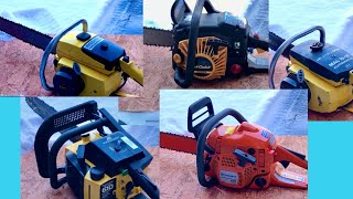 Chainsaw cold start Mcculloch, Cub Cadet, Husqvarna