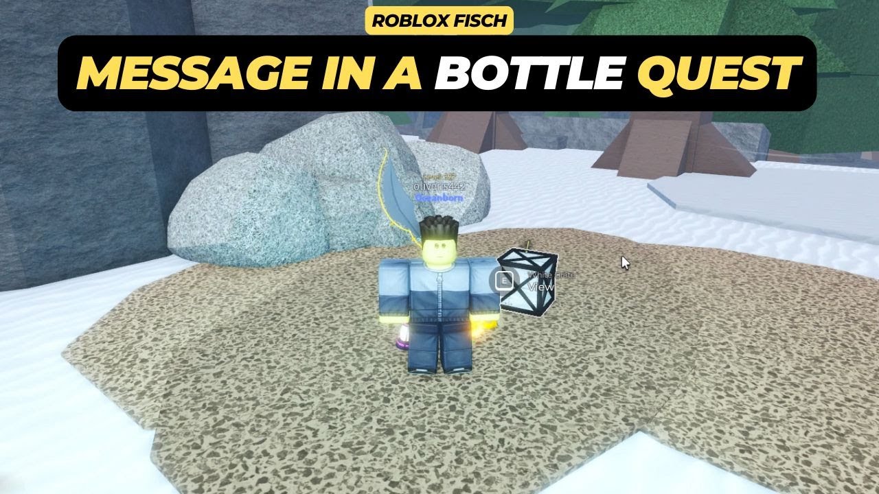 How to Complete the ‘Message in A Bottle’ Quest in Roblox Fisch - YouTube