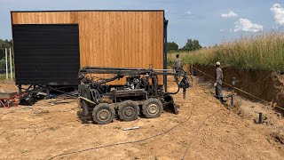Крутим винтовые сваи в Истринском районе Московской области