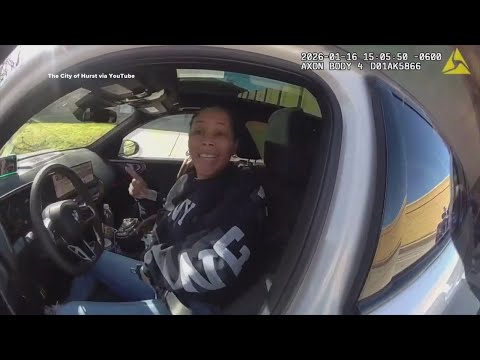 Hurst Police body camera footage of viral traffic stop released - YouTube