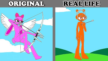 Best TikToks of Incredibox Sprunki: Oren Falls In Love With Pinki | Original vs Plush Toys