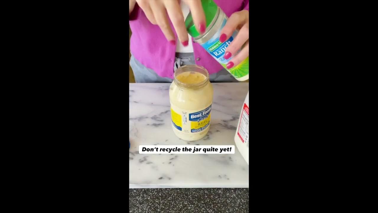 Don't Throw Away That Empty Mayonnaise Jar YouTube