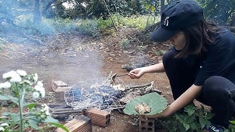 Câu cá rô phi về làm món cá nướng muối ớt thơm ngon_ grilled fish with salt and chili| Vivian