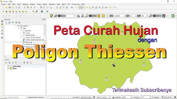 Analisis Spasial #9: Cara Membuat Peta Curah Hujan Tipe Poligon Thiessen