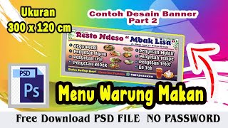 CONTOH BANNER MAKANAN MENARIK free download PSD file part 2