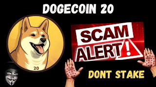 DOGE COIN 20 DOGECOIN20 PRESALE COIN CRYPTO SCAM UPDATE NEWS LEGIT SCOTTY THE AI