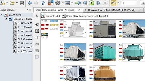 Cooling Towers AIO: Cross Flow | Matlab | Simulink Model