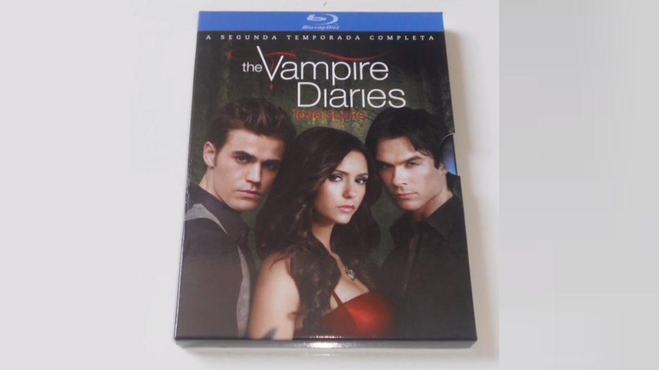 Blu-Ray: The Vampire Diaries - Segunda Temporada Completa 4 Discos ...