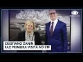 Cristiano Zanin faz primeira visita ao STF após aprovação | Jornal da Band