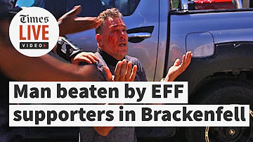 Man assaulted by dozens of EFF supporters in Brackenfell