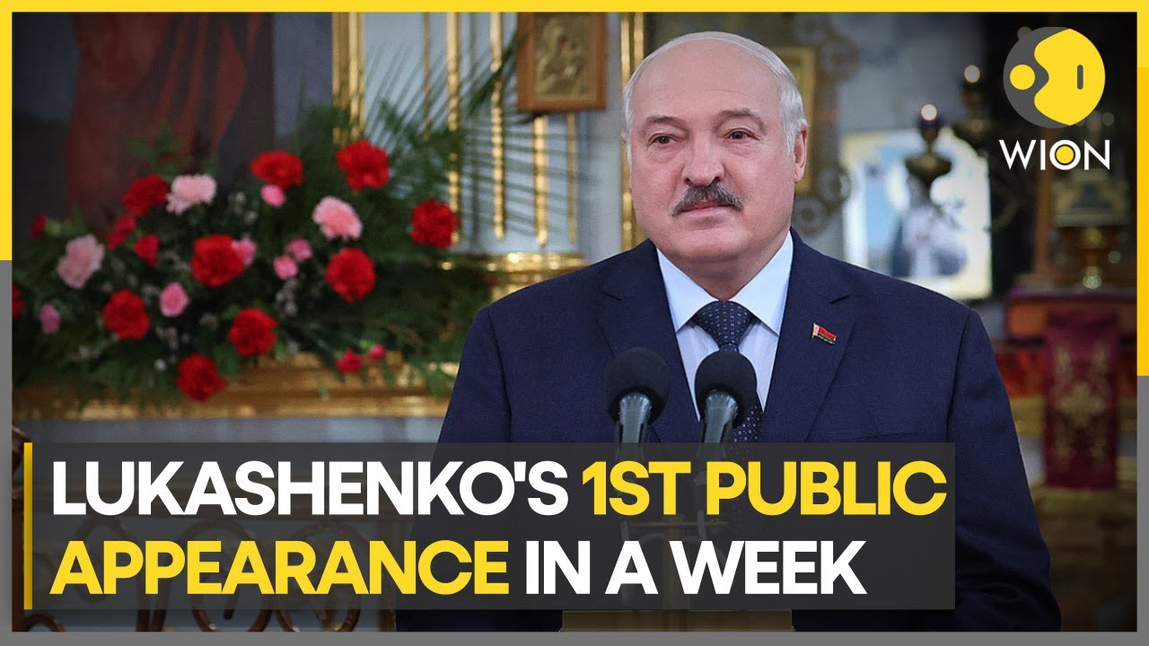 New photo of Lukashenko amid health speculation | Latest World News | English News | Top News | WION