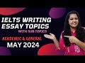 May 2024 ielts writing task 2 essay topics in details ieltswriting  ieltswritingtask2