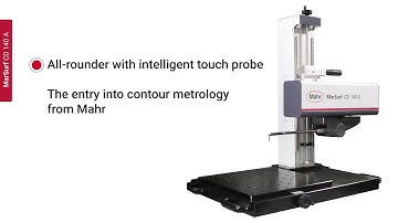 MarSurf CD 140 AG 11: Entry into contour measurement from Mahr