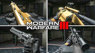 MODERN WARFARE 3 - All Weapon Inspects & Animations Showcase!