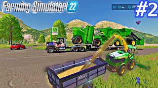 محاكي المزارع الحلقه الثانيه الخارطه الجديده Farming simulator22