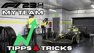 F1 23 MYTEAM TIPPS & TRICKS