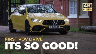 C43 Owners first drive in the 2021 Mercedes CLA45s AMG