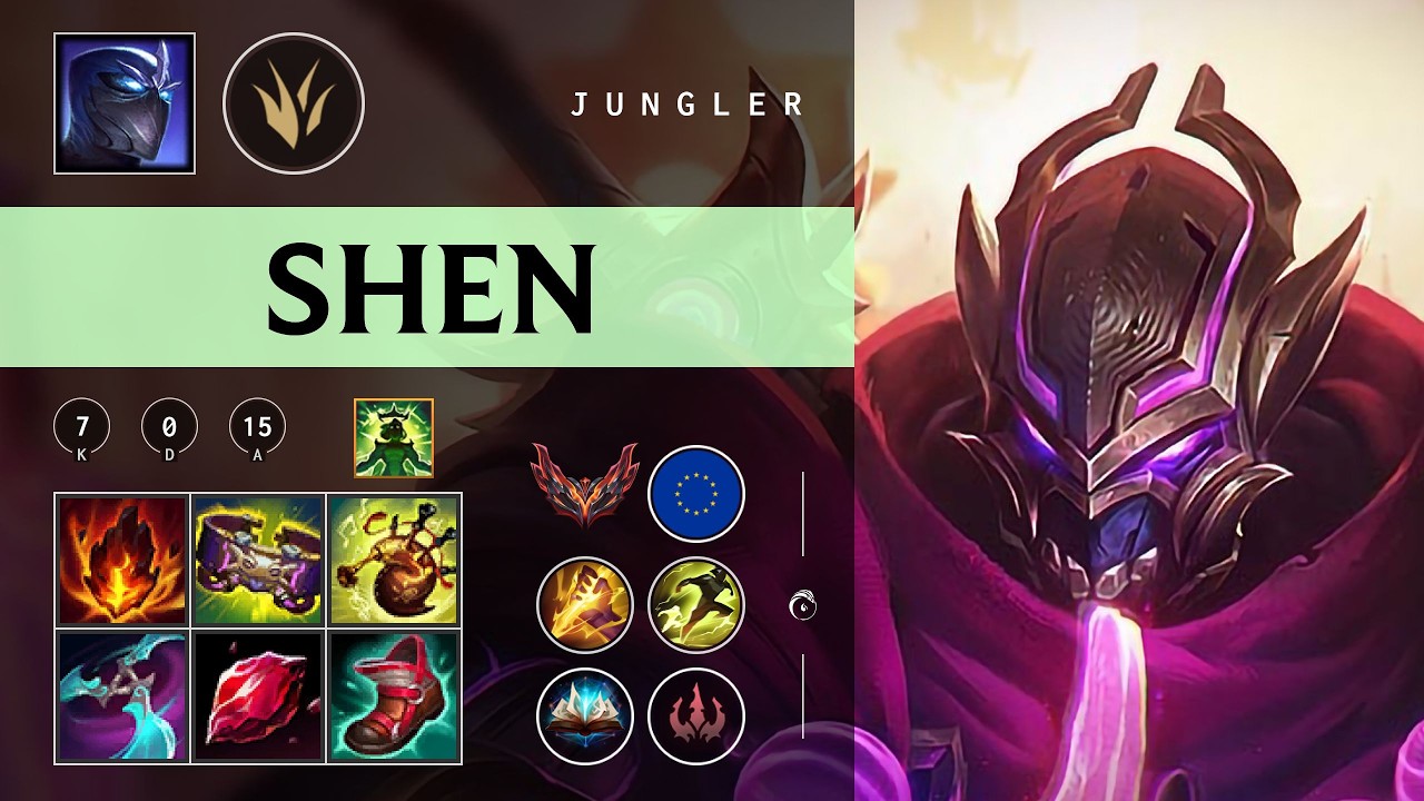 Shen Jungle vs Diana - EUW Grandmaster Patch 26.03