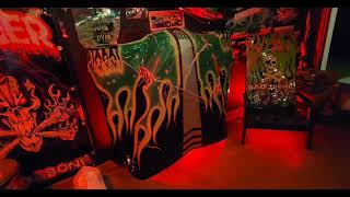 Grave Digger #36 Hood up in Diggers Dungeon Bar & Grill #mancave #fancave #gravedigger