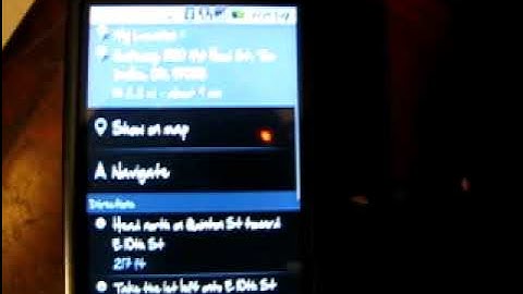 Google Maps Navigation working on the G1