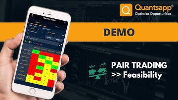 Quantsapp: Pair Trading-Feasibility Test || Quantsapp #Options Analytics Tool