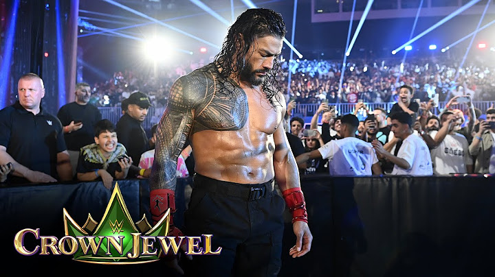Roman Reigns makes stunning entrance as The O.T.C.: Crown Jewel 2024 highlights
