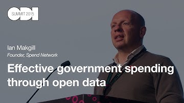 Effective government spending through open data: Ian Makgill - ODI Summit 2015