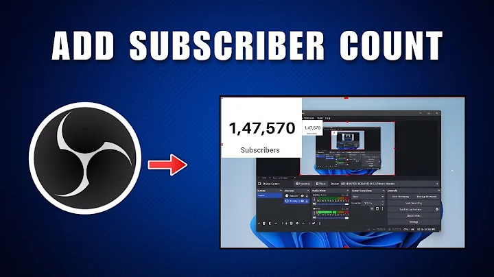 How To Add Subscriber Count To OBS Live Stream 2025