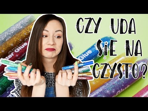 Rysunek z BROKATEM W KLEJU - Może teraz się uda na czysto?