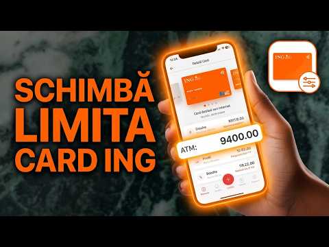 Cum să schimbi limita de retragere pe un card ING direct din aplicație