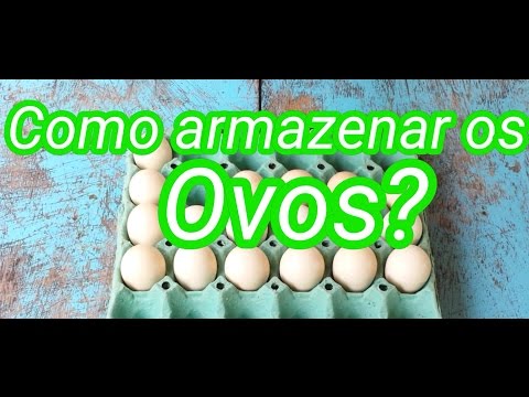 Vídeo: Como Armazenar Ovos De Galinha