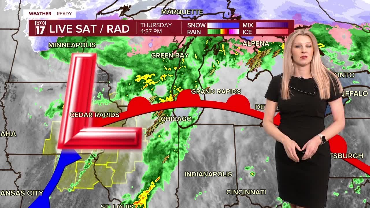 Thursday PM Forecast: Scattered severe storms possible - YouTube