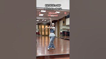 [TUTORIAL] KATSEYE X GAP ‘Milkshake’ dance (Part 2) #betterindenim #katseye #gap #dance # milkshake