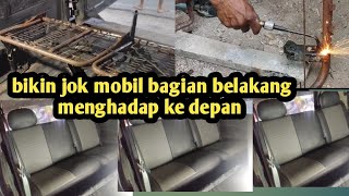 modifikasi kijang super pembuatan jok belakang menghadap ke depan modifikasi kijang super