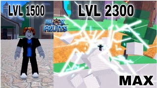 Noob to Max Level 1-2300 using Awakened Rumble +PoleV2 in Bloxfruits -  BiliBili