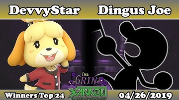 The Grind 73 DevvyStar (Isabelle) vs Dingus Joe (Mr.Game & Watch) Winners Top 24