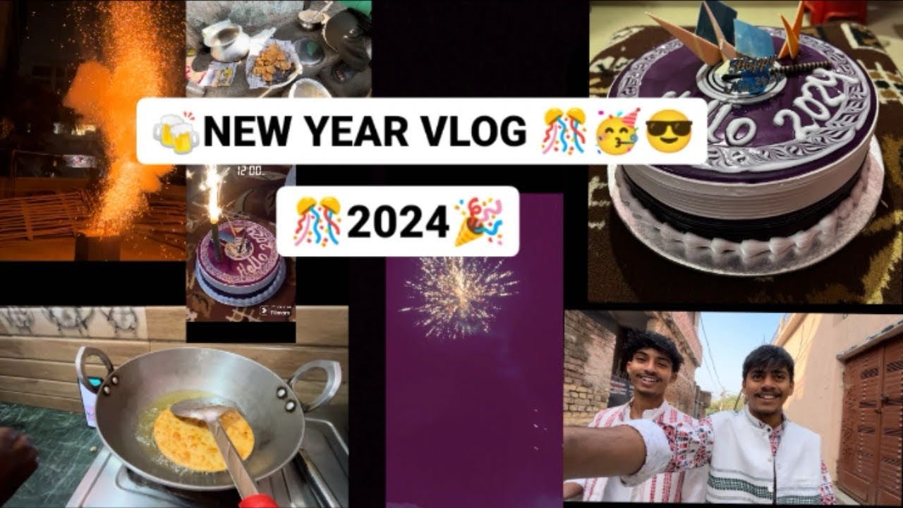 New Year vlog | New Year vlog 2024 🥳 - YouTube