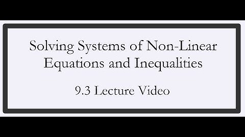 9.3 Lecture Video - Pre-Calculus