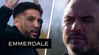 Emmerdale - Cain and Billy Are Trapped By DI Malone