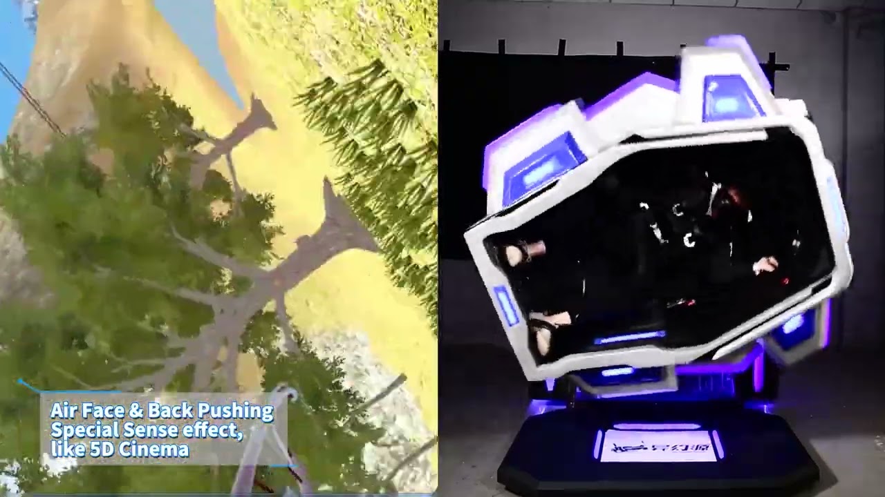 YHY 9D VR Cockpit Simulator Kingkong