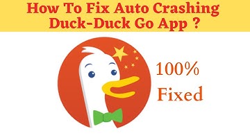 Fix Auto Crashing Duck DuckGo App/Keeps Stopping App Error in Android Phone|Apps stopped on Android